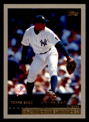 2000 Topps Orlando Hernandez  Limited PR4000 #285 New York Yankees - Image 1 of 2