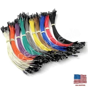 40pcs 20cm Male to Female Pin Header Dupont Wire Color Jumper Cable For Arduino - Picture 1 of 4
