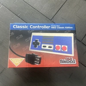 OLD SKOOL CLASSIC CONTROLLER FOR NES CLASSIC EDITION MINI SYSTEM - Picture 1 of 3