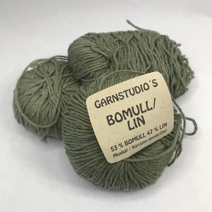Bomull Lin Yarn - Garnstudio’s - 3 Balls - 5.4 oz - Yarn Lot Bomull/Lin - Imagen 1 de 6
