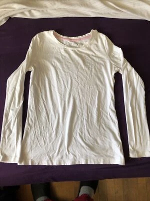 CHEROKEE XL (14-16) White Long Sleeve T Shirt - Image 1 of 4