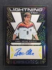 2022-23 Panini Obsidian FIFA KARL-HEINZ RIEDLE 10/10 Auto Yellow Germany #LS-HKE