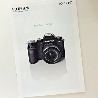 FUJIFILM X-S10 Japanese Camera Catalog Published in October 2020 - Image 1 of 4