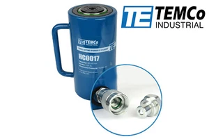 TEMCo HC0017 - Hydraulic Cylinder Ram Single Acting 50 TON 6" Inch Stroke - Picture 1 of 9