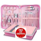 Professional Nail Clippers Set Stainless Steel Manicure Pedicure Kit, 26 Pcs