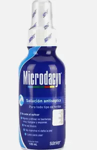 Microdacyn 120ml Solucion Antiseptica free shipping 1 pack Wound Care - Picture 1 of 1