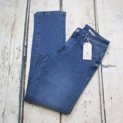 Pantalones de mezclilla Ben Sherman para hombre talla 31x34 calce elástico recto azul Astor British Mod Foto 1 de 4