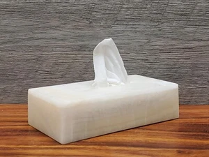 Tissue Box Abdeckung Rechteckig, Onyx Stein Tissue Box Halter, Serviette Gesichtspapier - Bild 1 von 6