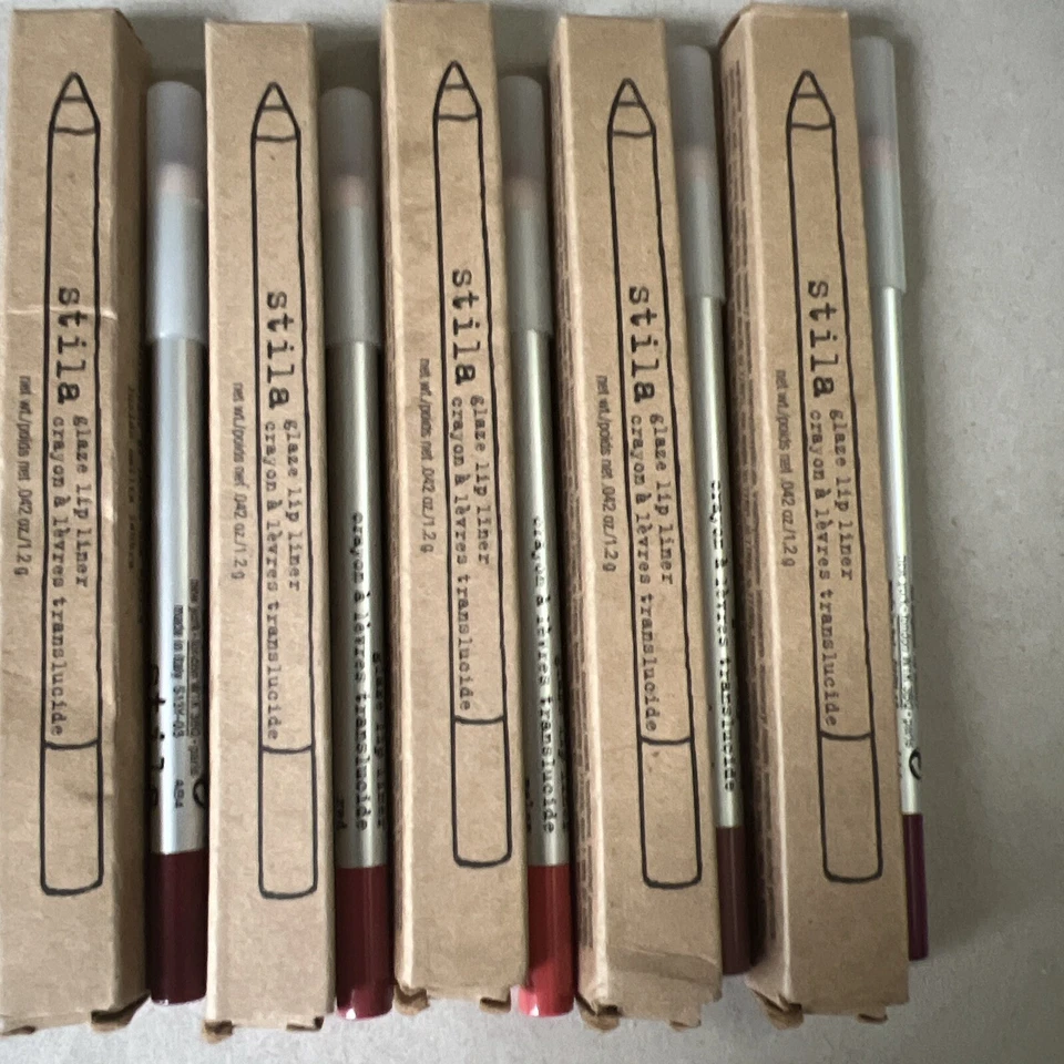 Stila Lip Glaze Lip Liner Lot 6 Total - image 1 of 1