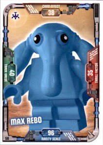 58 - Max Rebo - LEGO Star Wars Sammelkarten Serie 1