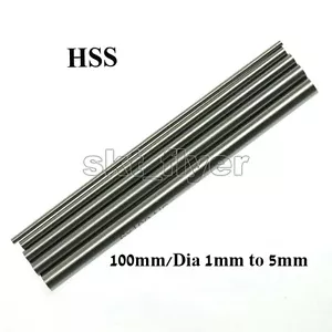 5pcs 100mm HSS Steel Motor Shaft Axis For Car Toy Model Robotic Aircraft Gears - Picture 1 of 4