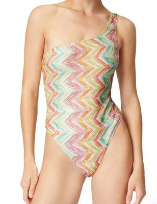 Missoni Women’s One Shoulder One Piece Swimsuit Size 40 ( XS/4 US) MSRP $640 - Image 1 of 4