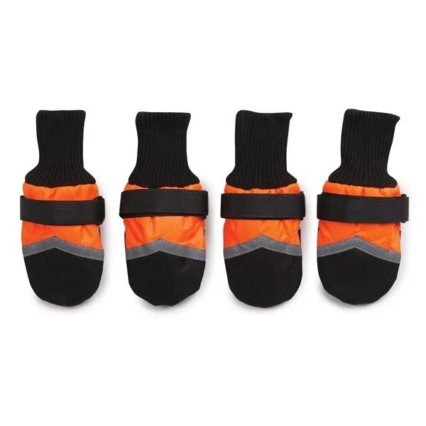 Guardian Gear Dog Boots w/ reflective strips & non-slip soles - Large Orange - Image 1 of 4