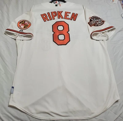 Autêntico! Camiseta Majestic 52 2XL BALTIMORE ORIOLES, CAL RIPKEN JR., BASE LEGAL - Imagem 1 de 4