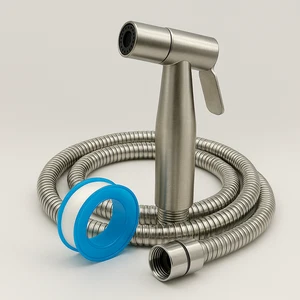 Bidet Brause Set mit 1,5m Edelstahl Duschschlauch – WC Dusche Hygienedusche - Bild 1 von 10