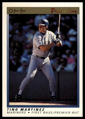 1991 O-Pee-Chee Premier #76 Tino Martinez - Image 1 of 2