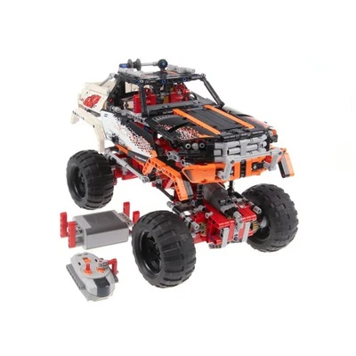 1x Lego Technic Set Auto Gelände Wagen 4x4 Crawler 9398 grau rot unvollständig - Bild 1 von 3