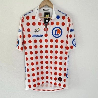 Официальная мужская футболка Tour de France в горошек KOM 2XL от Santini - Изображение 1 из 4