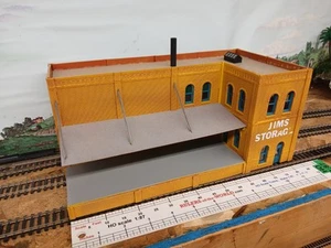 Custom Built HO Design Preservation Structures Freight House With Dock - Picture 1 of 9