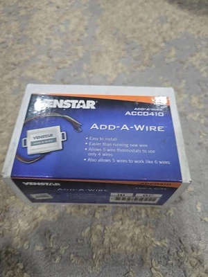Venstar ACC0410 Add-A-Wire, adaptador de termostato de 24 VCA, 4 a 5 o 5 a 6 cables Foto 1 de 3