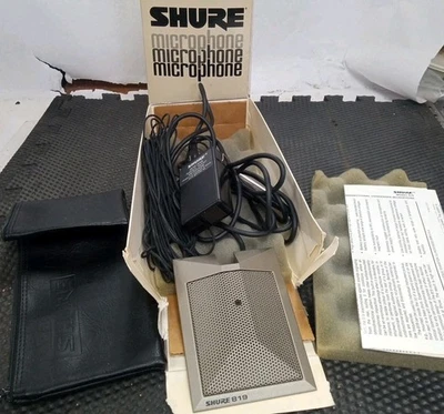 Shure 819 Unidirectional Surface Mount Condenser Microphone,  w/Box - Image 1 of 4