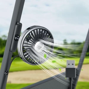 Portable Golf Cart Fan USB Powered Cooling Fan for EZGO/Yamaha/Club, 3 Speed Set - Picture 1 of 6