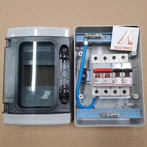 2 Way Garage Consumer Unit with 6A and 16A MCBs IP65 Suitable for Outdoors - Picture 1 of 13