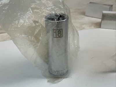 KOBALT  337730,  18mm  1/2 Drive Deep 12pt Metric Socket-New-Store Packaging - Image 1 of 4