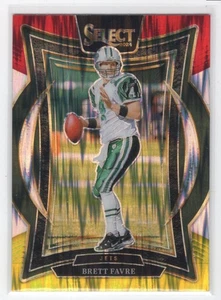 #12 2024 Select RED YELLOW SHOCK Prizm Brett Favre Jets - Picture 1 of 2