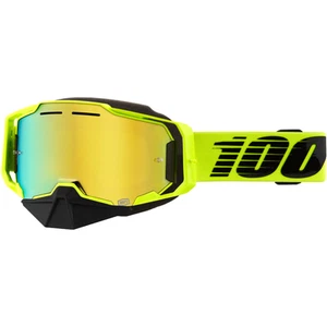 Armega Snowmobile Goggle Nuclear Citrus Mirror Gold Len - Picture 1 of 1