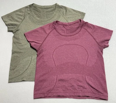 Lululemon Swiftly Tech Short-Sleeve Shirt 2.0 Women’s 6 Race Length LOT of 2 - Image 1 of 4