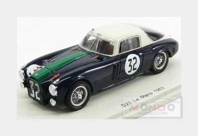 1:43 Spark Lancia D20 2.7L V6 Team Scuderia Lancia #32 24H Le Mans 1953 S4723 Mo - Immagine 1 di 2