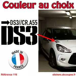 Sticker autocollant pour capot DS3 - Citroen Racing DS 3 Racing - 116 - Bild 1 von 3