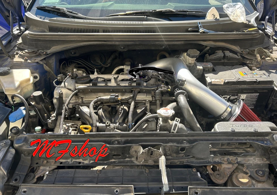 Kit de filtro de admisión de aire negro rojo para Hyundai Veloster 2013-2017 1,6 L L4 Turbo Foto 1 de 1