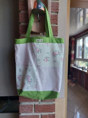 Einkaufstasche, selbstgenäht, Stofftasche,Beutel, Baumwolltasche, Innenfutter - Bild 1 von 3