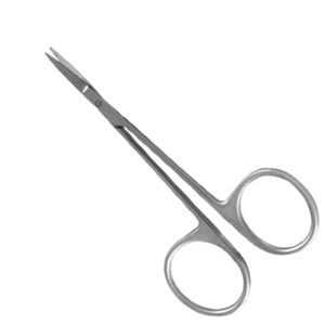 Set of 3 Bonn Miniature Iris Scissors, 3.5", Straight, 15mm Blades, German St. - Picture 1 of 2