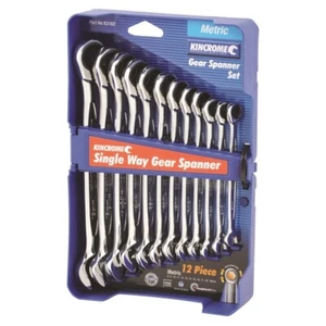 Kincrome 12 Piece Combination Metric Ratcheting Gear Spanner 8-19mm K3102 - Picture 1 of 9