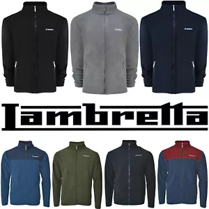 Chaqueta polar térmica Lambretta para hombre jersey cremallera suave cálida forrada polar Reino Unido S-4XL - Imagen 1 de 11