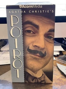 6 VHS Lot AGATHA CHRISTIE'S POIROT 1999 David Suchet SIX Video Box Set RARE - Picture 1 of 3