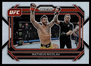 2023 Prizm UFC Silver Prizm #47 MATHEUS NICOLAU