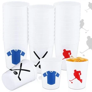 Zhehao 30 Pcs Sport Ball Plastic Cups Hockey Football Basketball Plastic Cups... - Picture 1 of 7