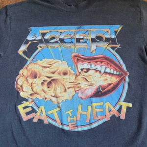 Camiseta de algodón Band ACCEPT BEAT THE HEAT TOUR para hombre mujer BL2.683 - Imagen 1 de 2