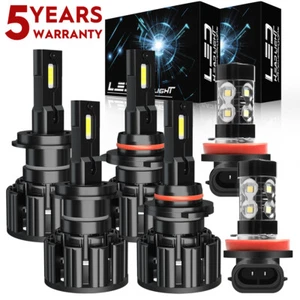 Combo bombillas antiniebla altas/bajas faros LED para Subaru Legacy 2010-2014 6 piezas F15QC - Imagen 1 de 18