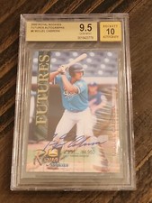 2000 Royal Rookies Miguel Cabrera Futures RC BGS 9.5 Gem Mint On Card Auto 10