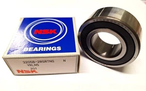 NSK 3205B 2RSRTNG Double Row Angular Contact Bearing 25x52x20.6mm - Picture 1 of 5