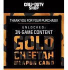 Call Of Duty Modern Warfare III 3 RARE  LIMITED RELEASE Golden Cheetah Camo COD