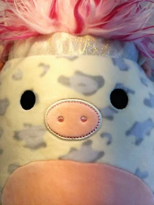 12" Squishmallow's ROSIE the Spotted PIG Plush Pink Squish-Doos Stuffed Animal - Picture 1 of 7