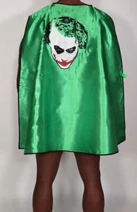 SHINY SATIN REVERSIBLE COSPLAY CAPE ONE SIZE - Picture 1 of 7