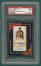 2011 Topps A & G Chris Sale Framed Auto Issue - #CS PSA 9! White Sox! POP 2!