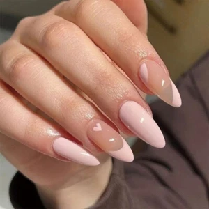 Press On Artificial False Glues On French Tips Gifts - Picture 1 of 8